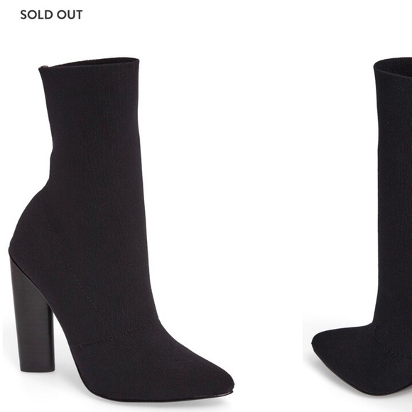 SOLD - Steve Madden high heel capitol sock boot - Picture 2 of 2